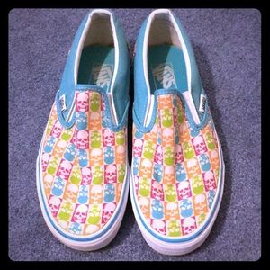 Multicolor Skull Vans